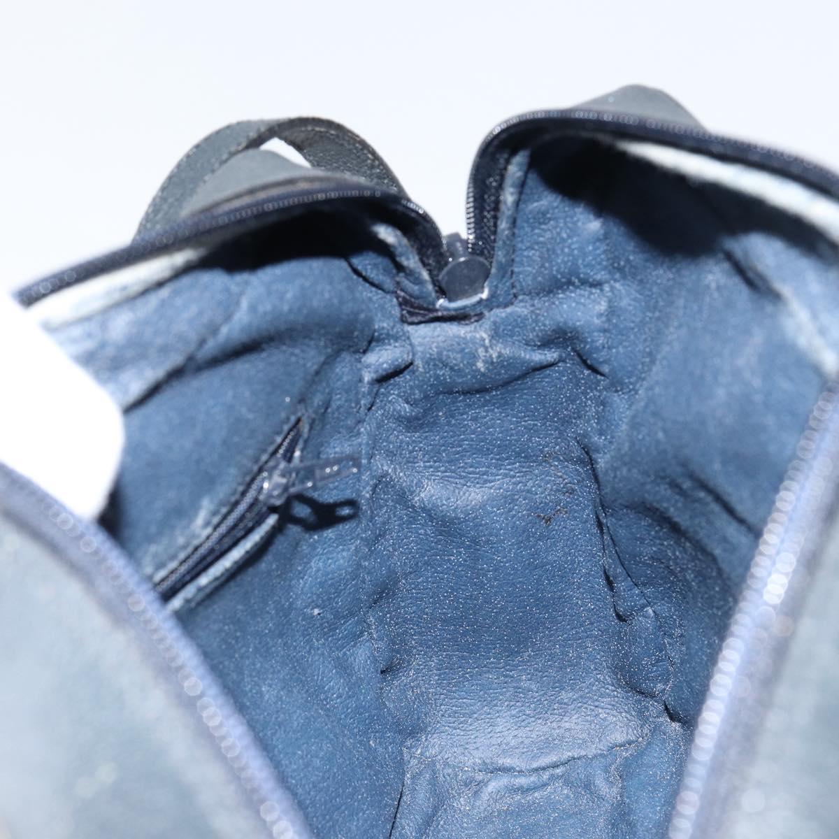 GUCCI GG Supreme Sherry Line Shoulder Bag PVC Navy Red 56 02 005 Auth 146673