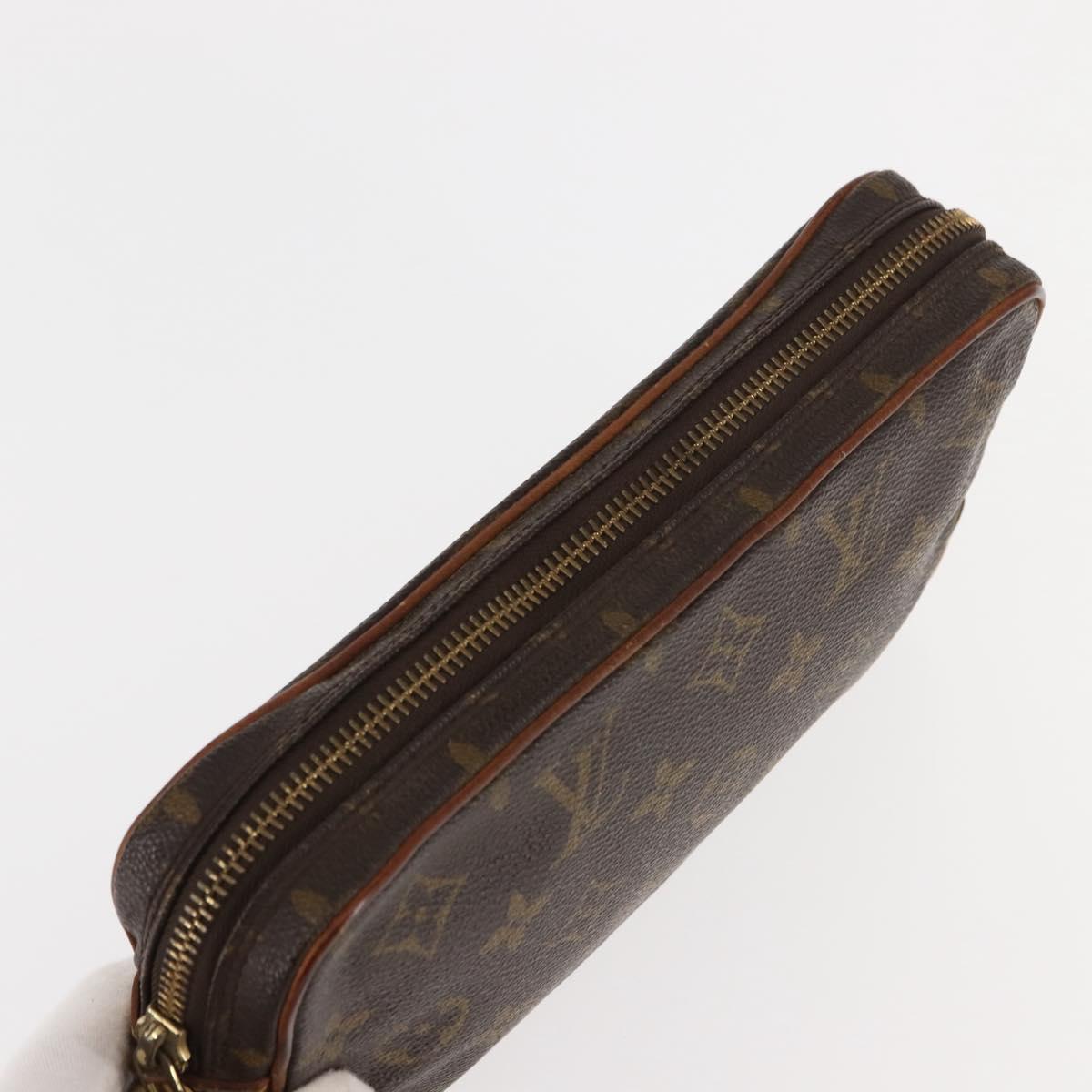 LOUIS VUITTON Monogram Marly Dragonne PM Clutch Bag M51827 LV Auth 146679