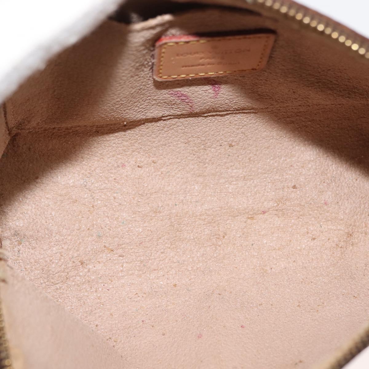 LOUIS VUITTON Monogram Pochette Cosmetic PM Cosmetic Pouch M47515 LV Auth 146683