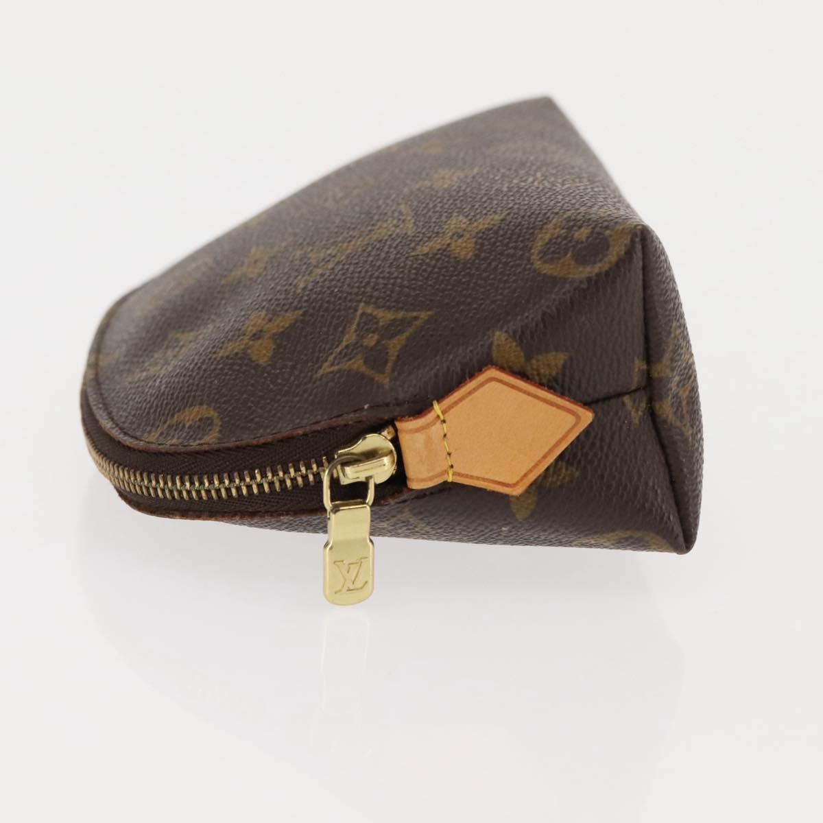 LOUIS VUITTON Monogram Pochette Cosmetic PM Cosmetic Pouch M47515 LV Auth 146683