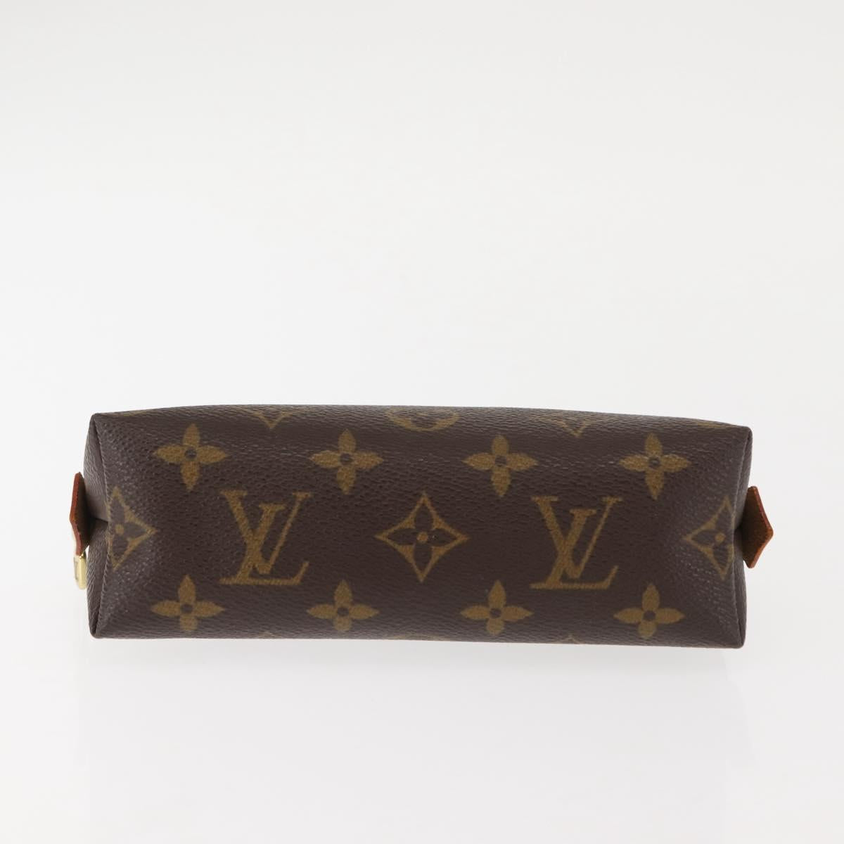 LOUIS VUITTON Monogram Pochette Cosmetic PM Cosmetic Pouch M47515 LV Auth 146683