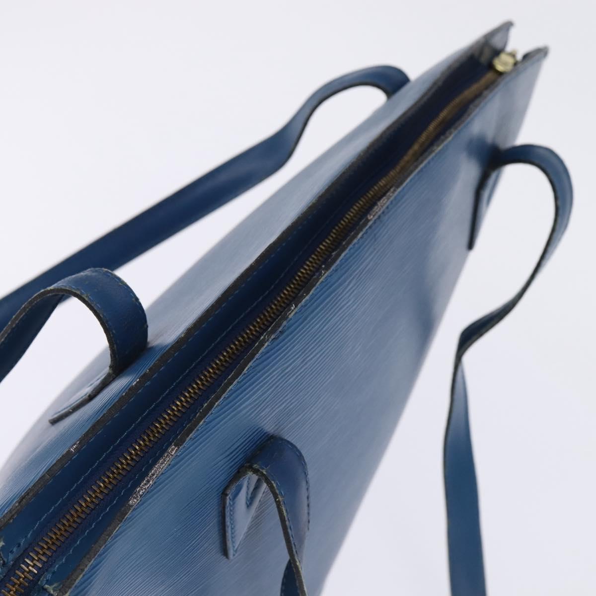 LOUIS VUITTON Epi Saint Jacques Shopping Shoulder Bag Blue M52275 LV Auth 146699