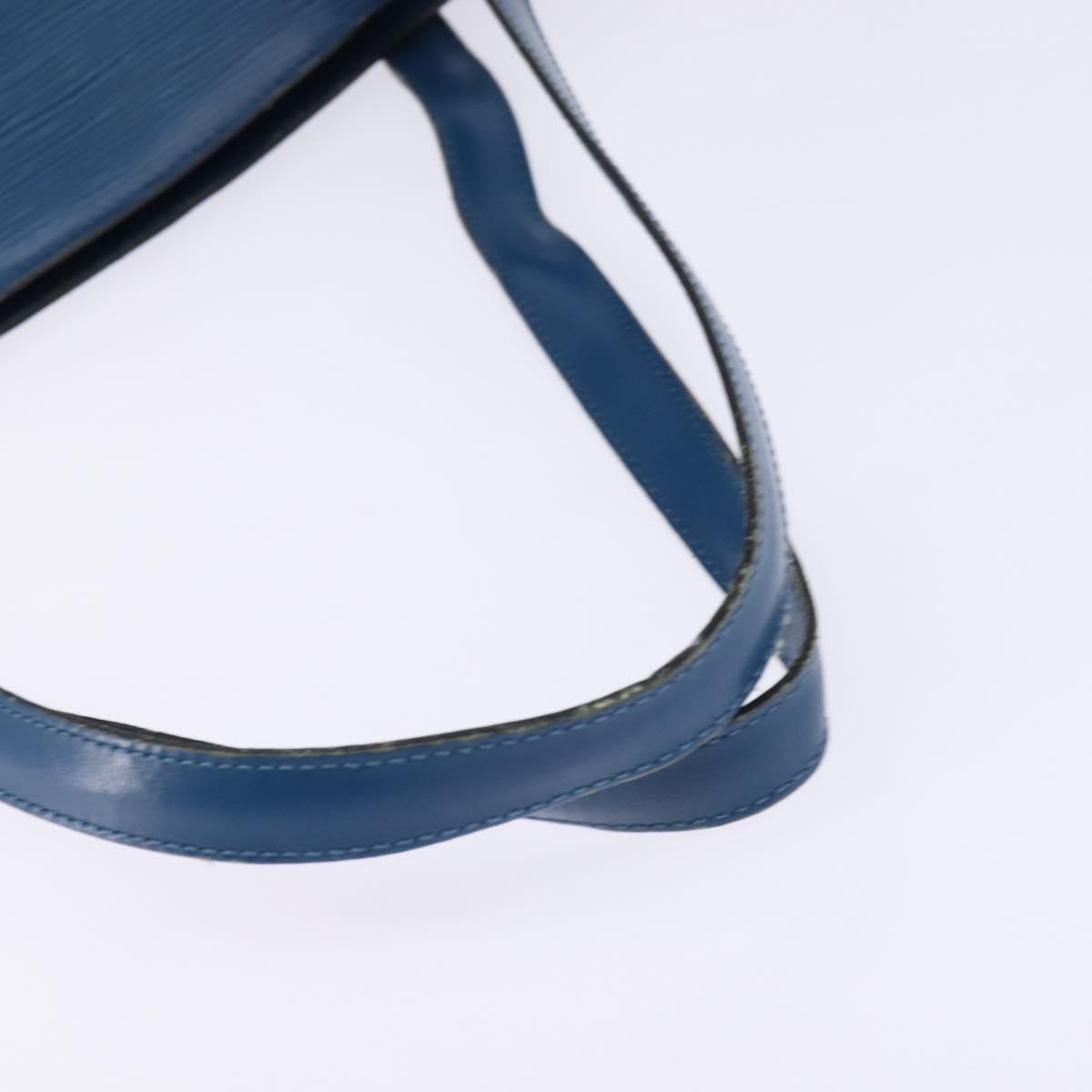 LOUIS VUITTON Epi Saint Jacques Shopping Shoulder Bag Blue M52275 LV Auth 146699