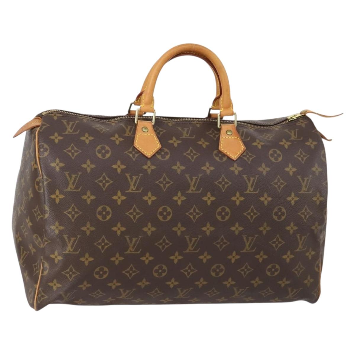 LOUIS VUITTON Monogram Speedy 40 Hand Bag M41522 LV Auth 146700