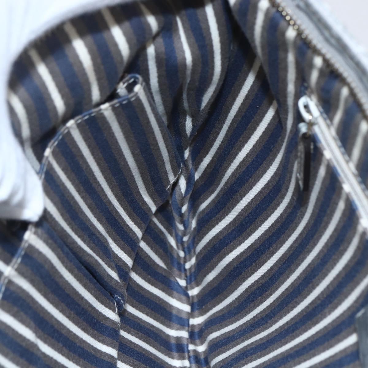 GUCCI GG Canvas Newbrit Shoulder Bag Silver Gold 169998 Auth 146706