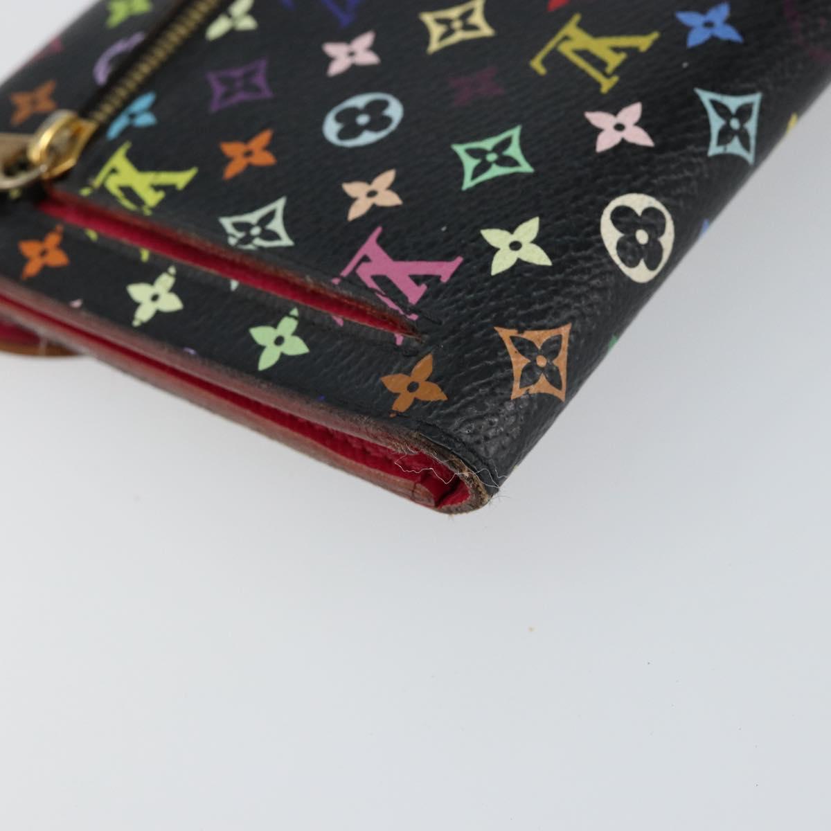 LOUIS VUITTON Monogram Multicolor Portefeuille Eugenie Wallet M93738 Auth 146747
