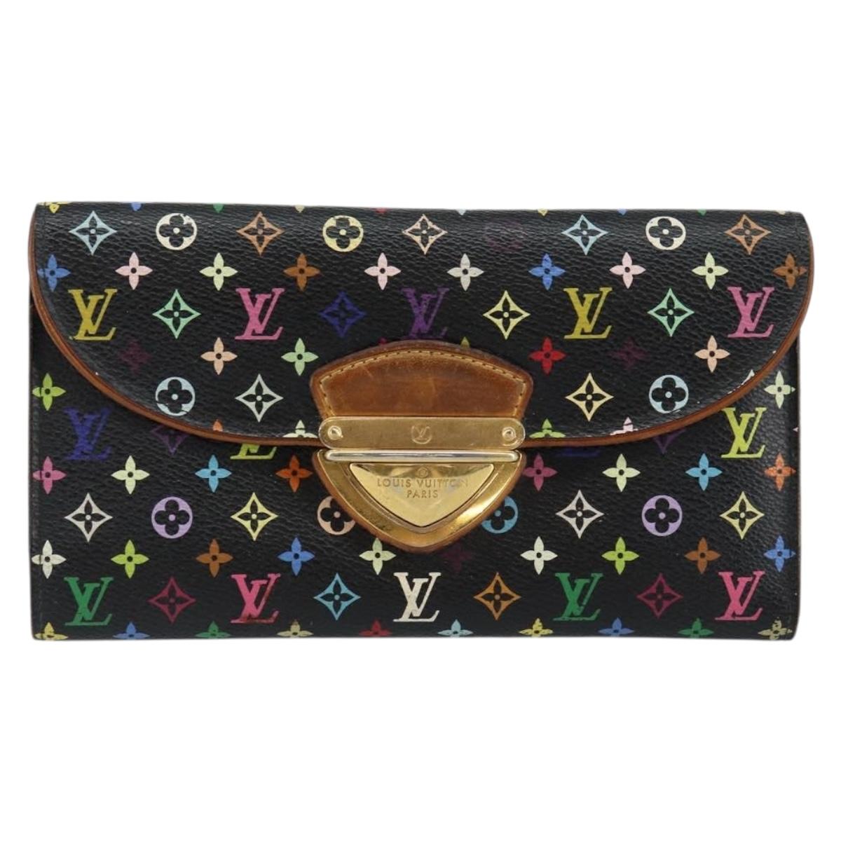 LOUIS VUITTON Monogram Multicolor Portefeuille Eugenie Wallet M93738 Auth 146747