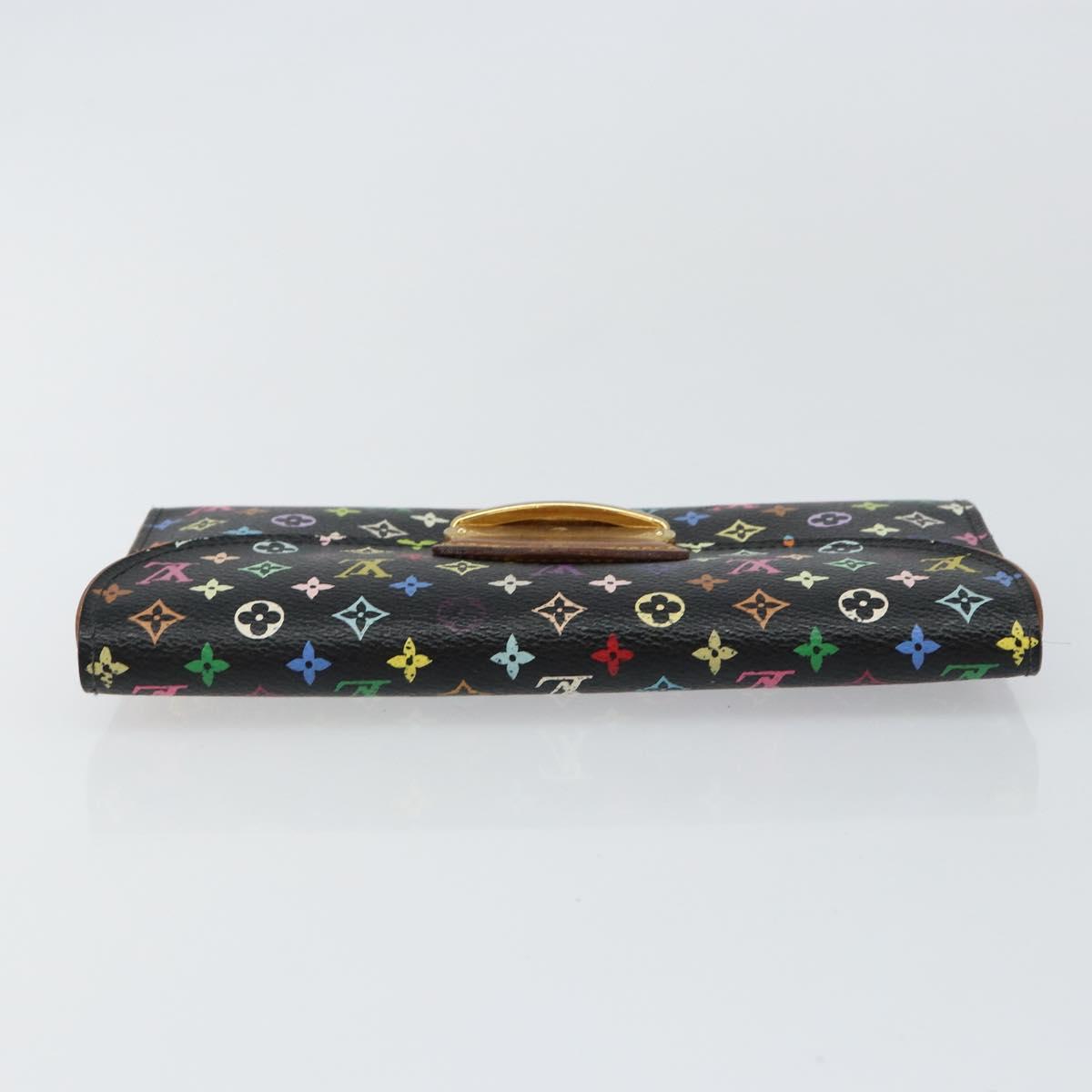 LOUIS VUITTON Monogram Multicolor Portefeuille Eugenie Wallet M93738 Auth 146747