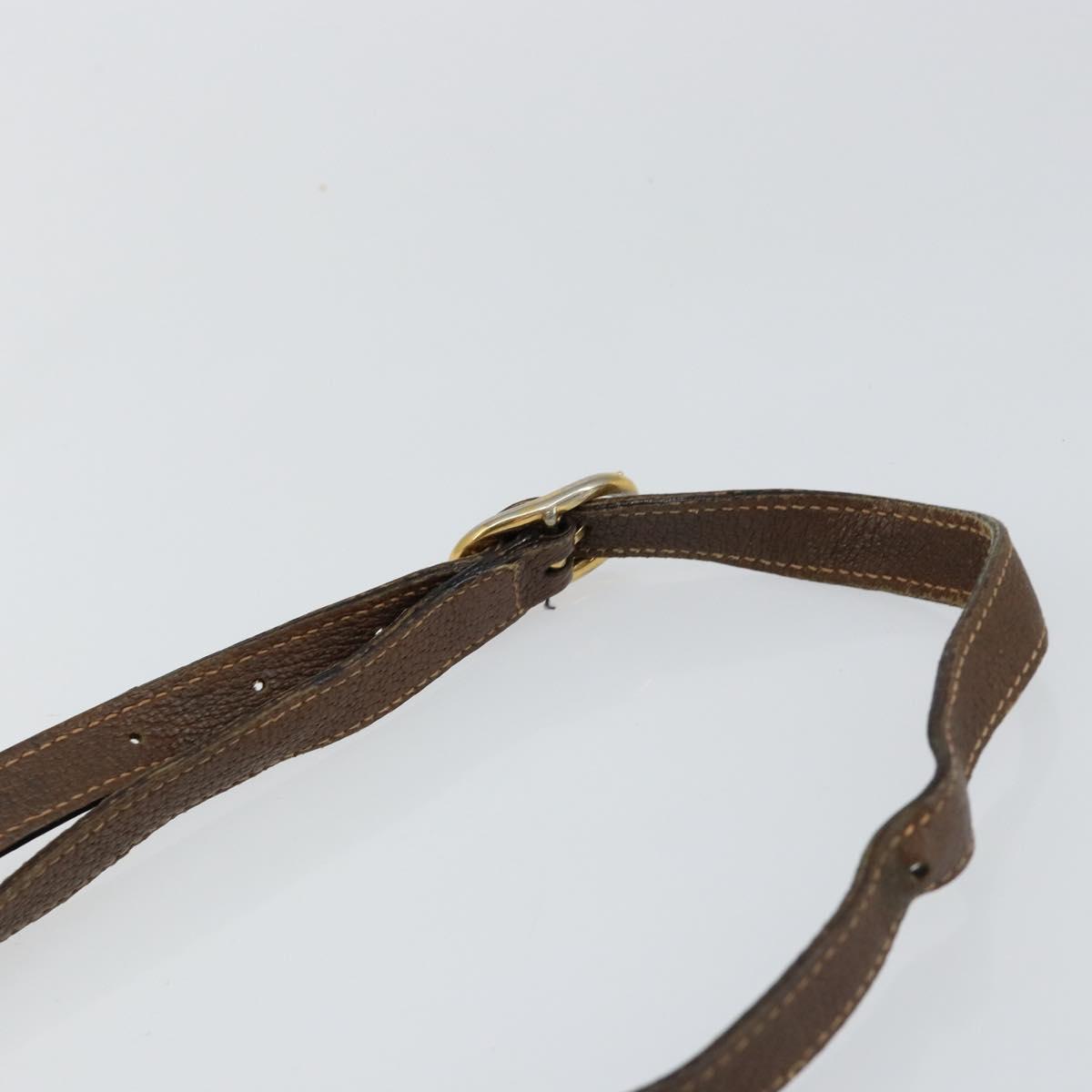 GUCCI GG Supreme Web Sherry Line Shoulder Bag PVC Beige 89 02 032 Auth 146752