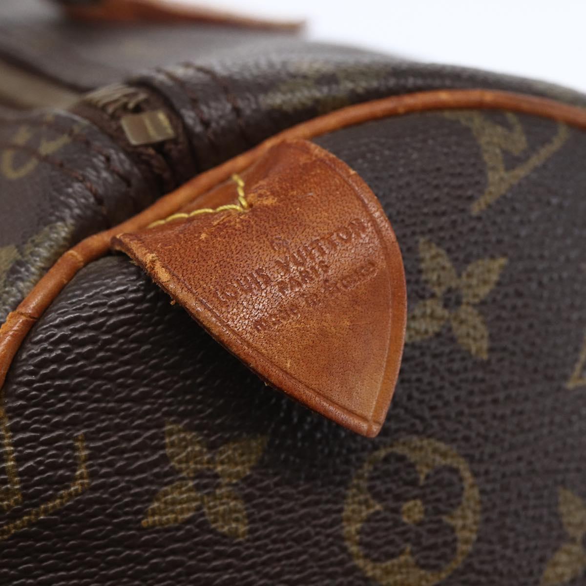 LOUIS VUITTON Monogram Speedy 35 Hand Bag M41524 LV Auth 146765
