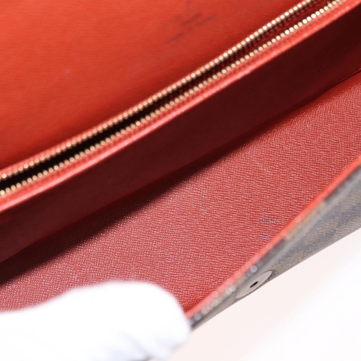 LOUIS VUITTON Damier Ebene Tribeca Ron Shoulder Bag N51160 LV Auth 146766