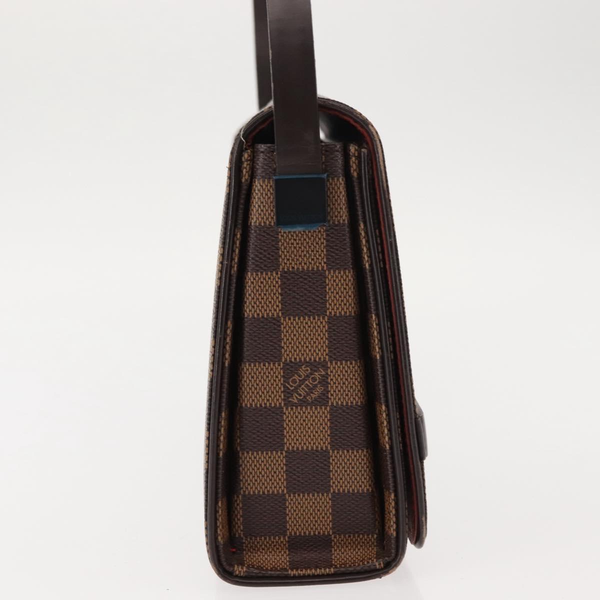 LOUIS VUITTON Damier Ebene Tribeca Ron Shoulder Bag N51160 LV Auth 146766