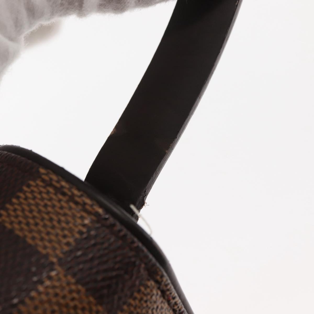 LOUIS VUITTON Damier Ebene Tribeca Ron Shoulder Bag N51160 LV Auth 146766