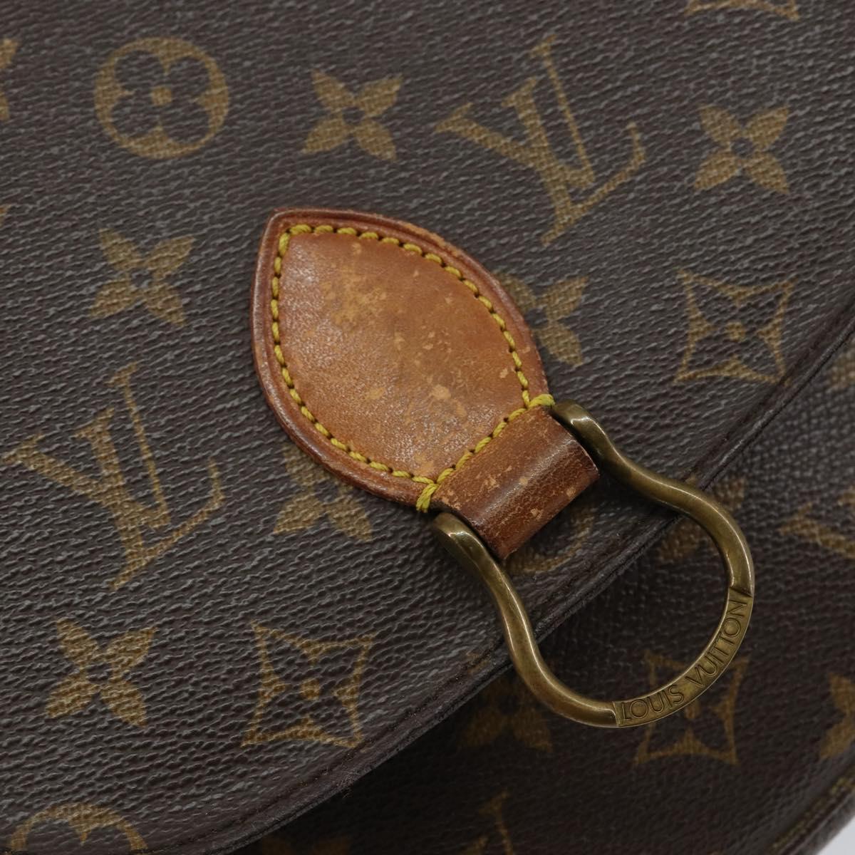 LOUIS VUITTON Monogram Saint Cloud MM Shoulder Bag M51243 LV Auth 146797