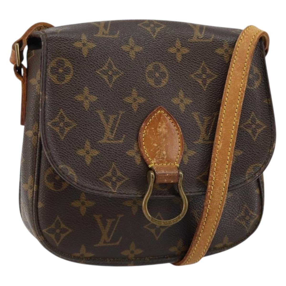LOUIS VUITTON Monogram Saint Cloud MM Shoulder Bag M51243 LV Auth 146797