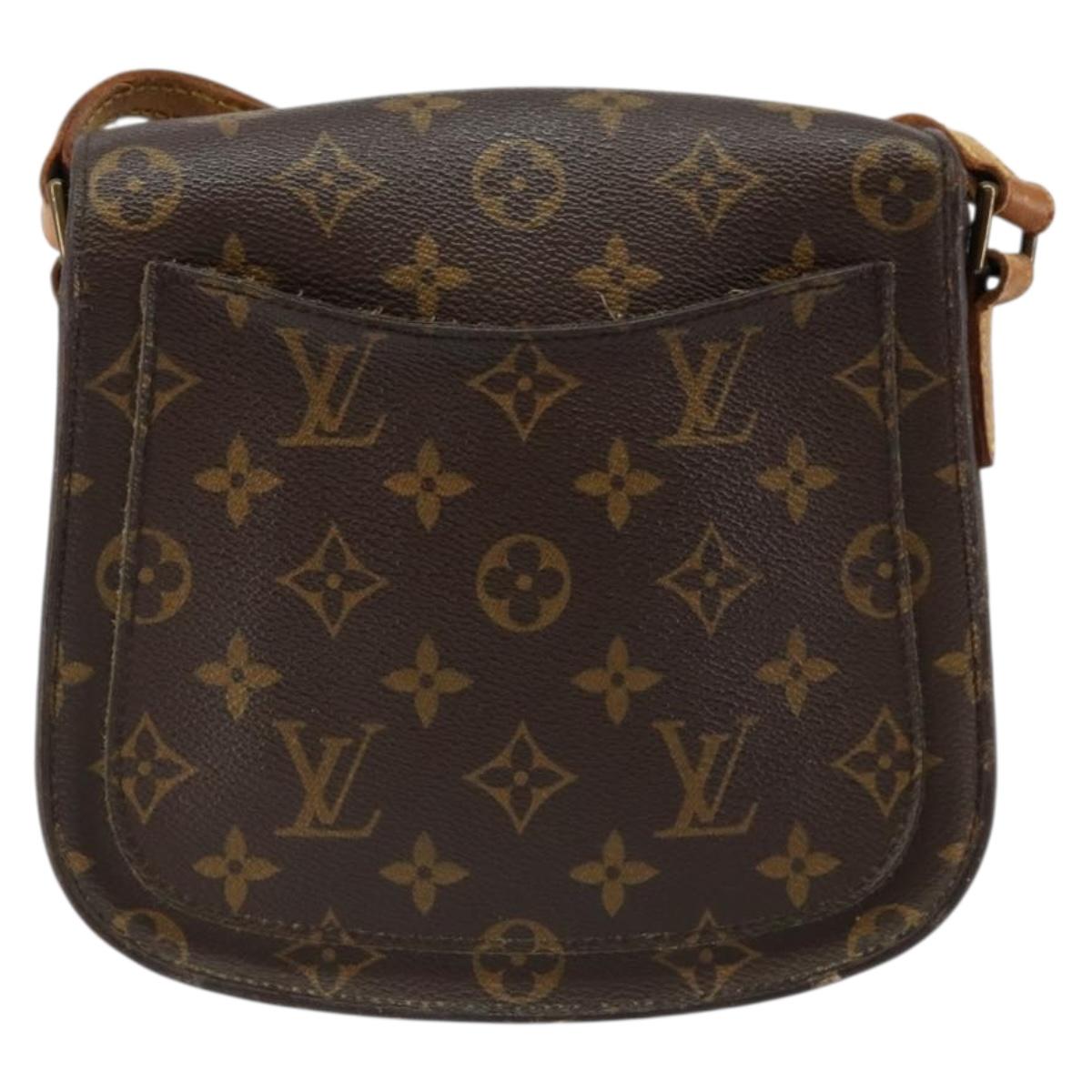 LOUIS VUITTON Monogram Saint Cloud MM Shoulder Bag M51243 LV Auth 146797