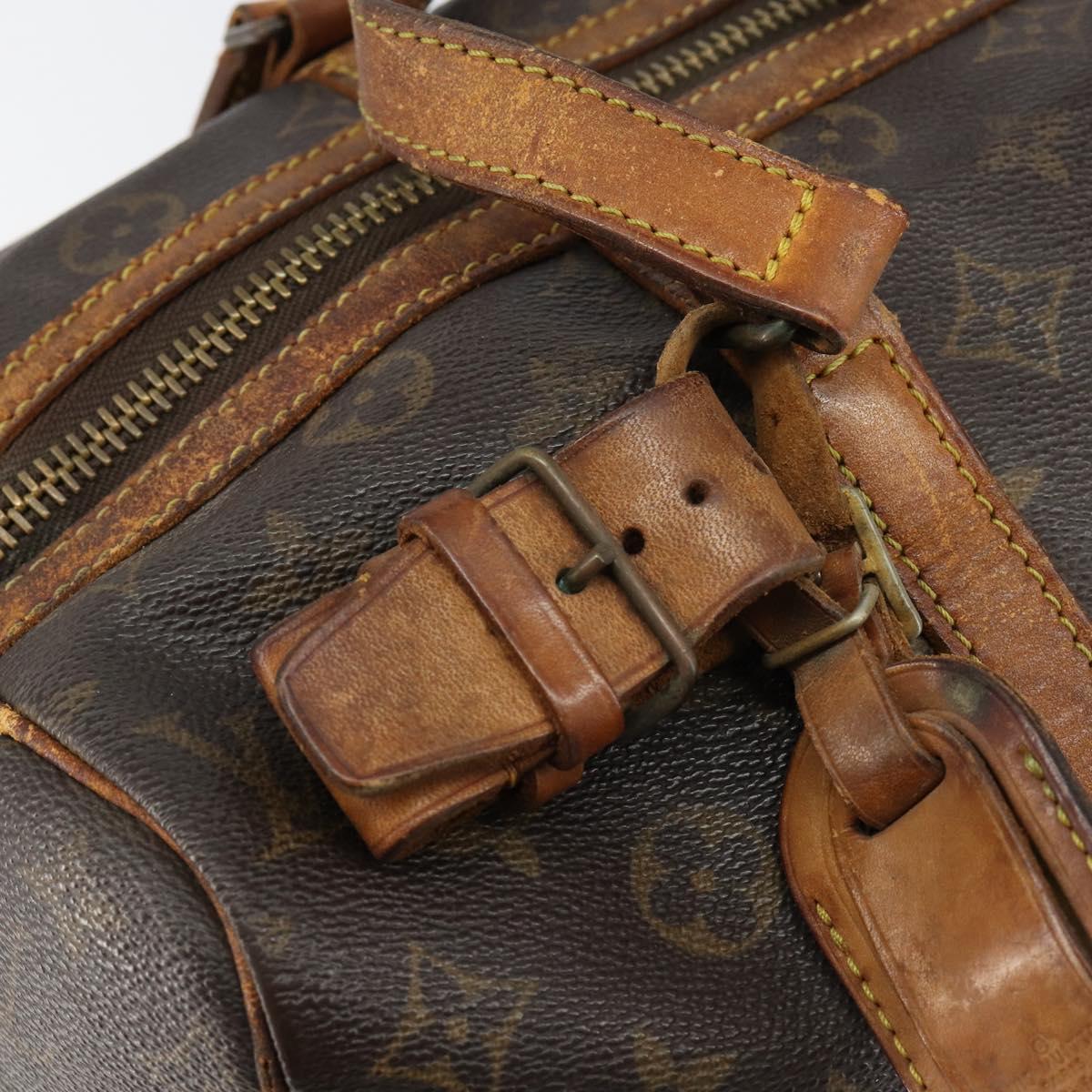 LOUIS VUITTON Monogram Sac Souple 35 Boston Bag M41626 LV Auth 146798