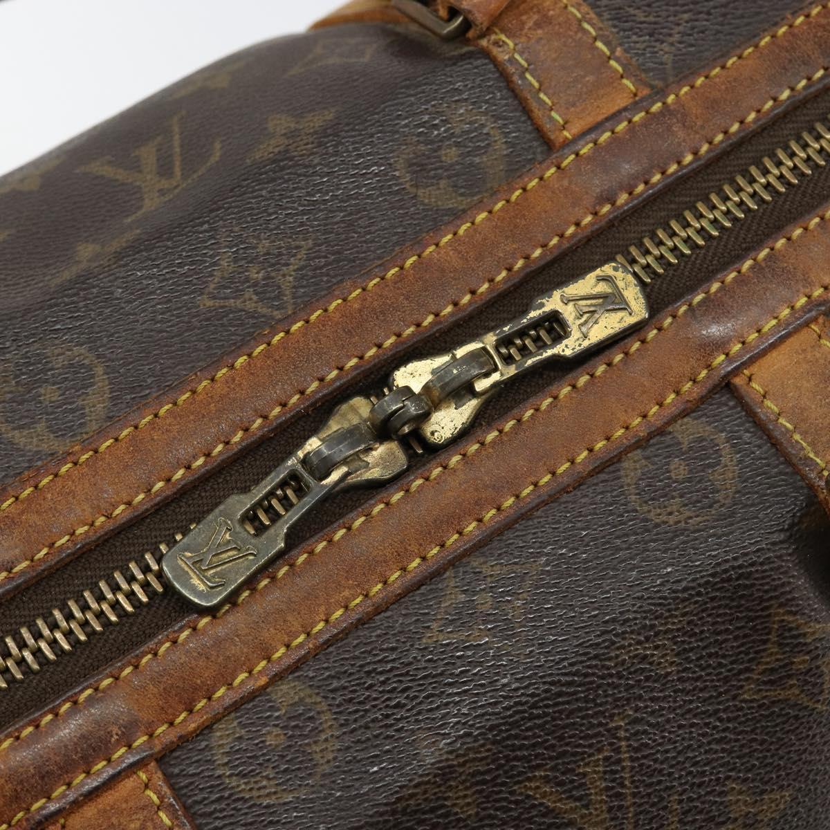 LOUIS VUITTON Monogram Sac Souple 35 Boston Bag M41626 LV Auth 146798