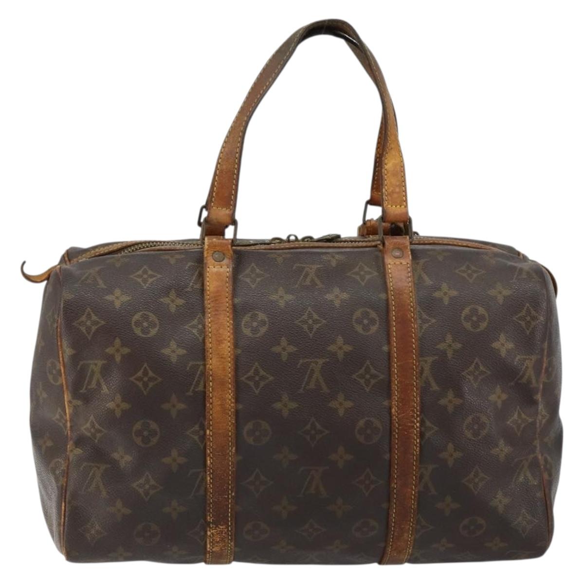 LOUIS VUITTON Monogram Sac Souple 35 Boston Bag M41626 LV Auth 146798