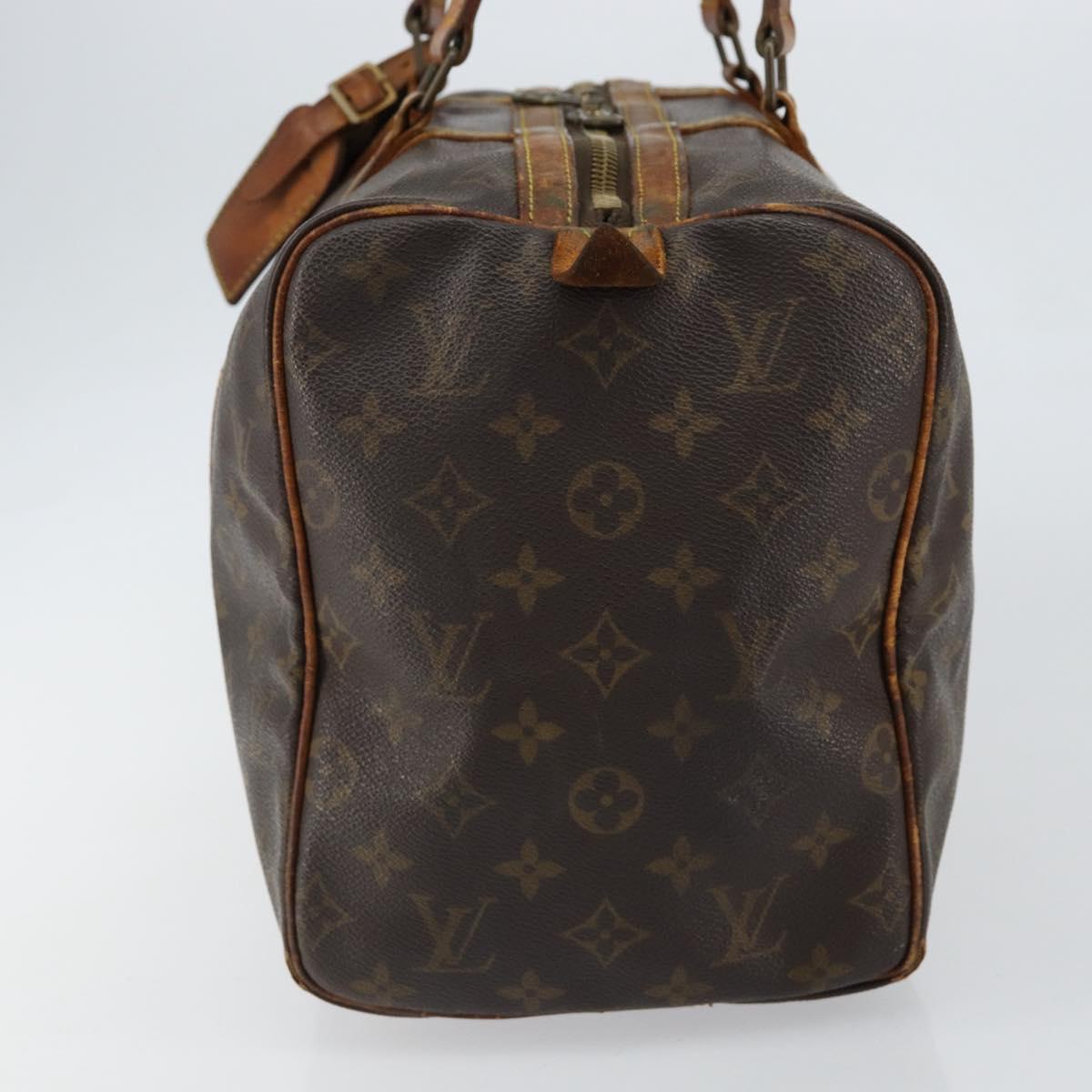 LOUIS VUITTON Monogram Sac Souple 35 Boston Bag M41626 LV Auth 146798