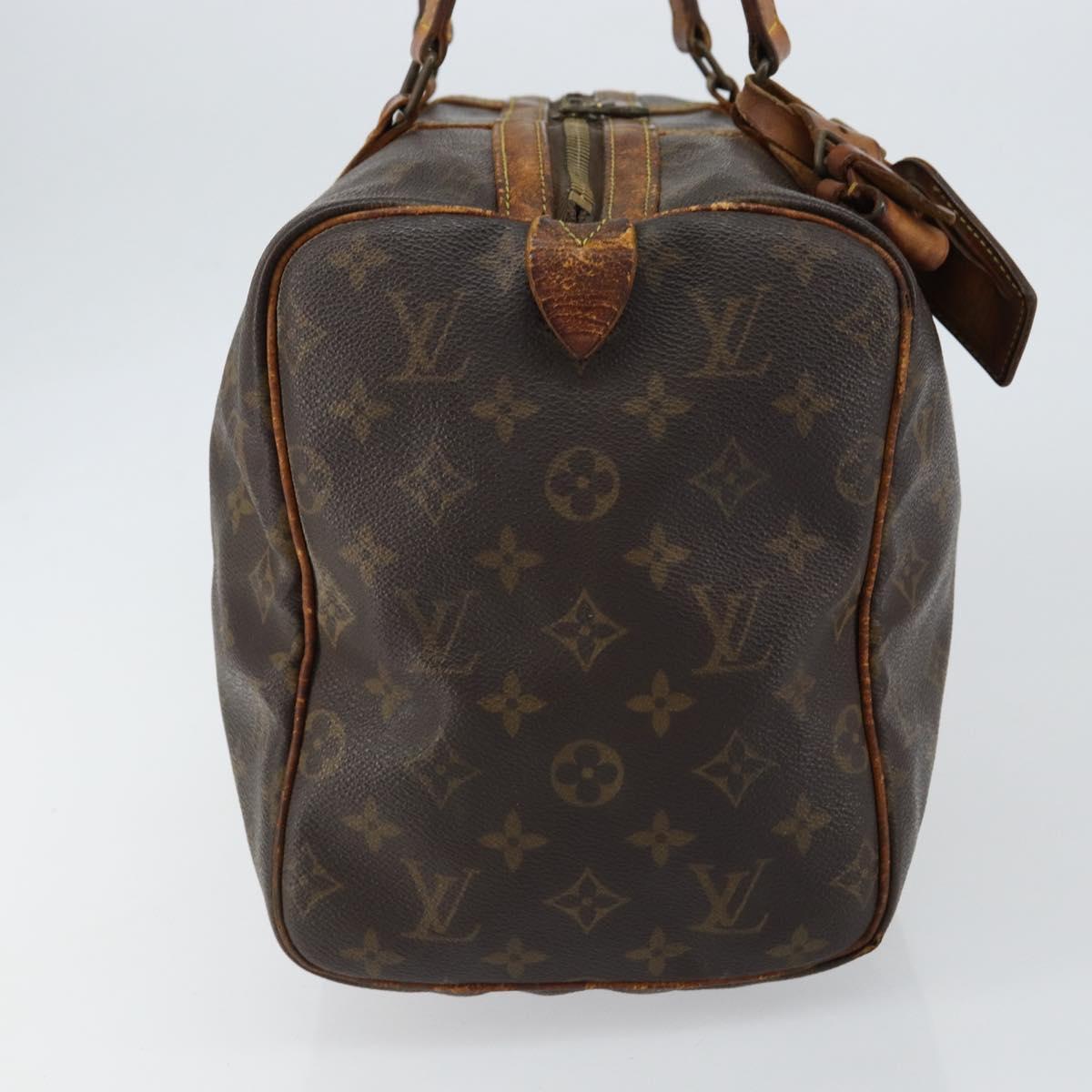 LOUIS VUITTON Monogram Sac Souple 35 Boston Bag M41626 LV Auth 146798