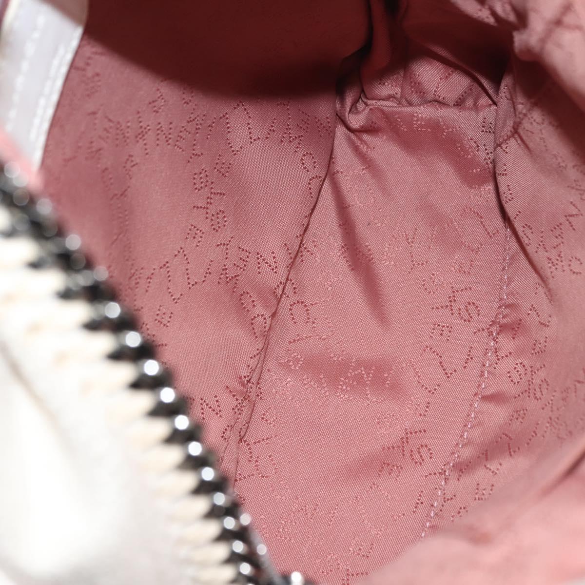 Stella MacCartney Falabella Backpack Polyester White Silver 468908 Auth 146805