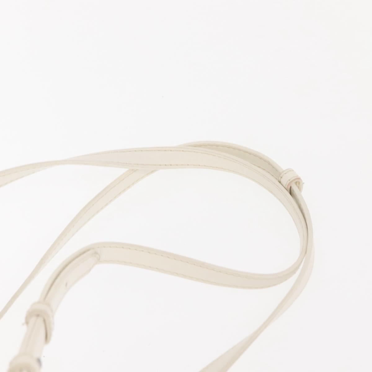 Stella MacCartney Falabella Backpack Polyester White Silver 468908 Auth 146805