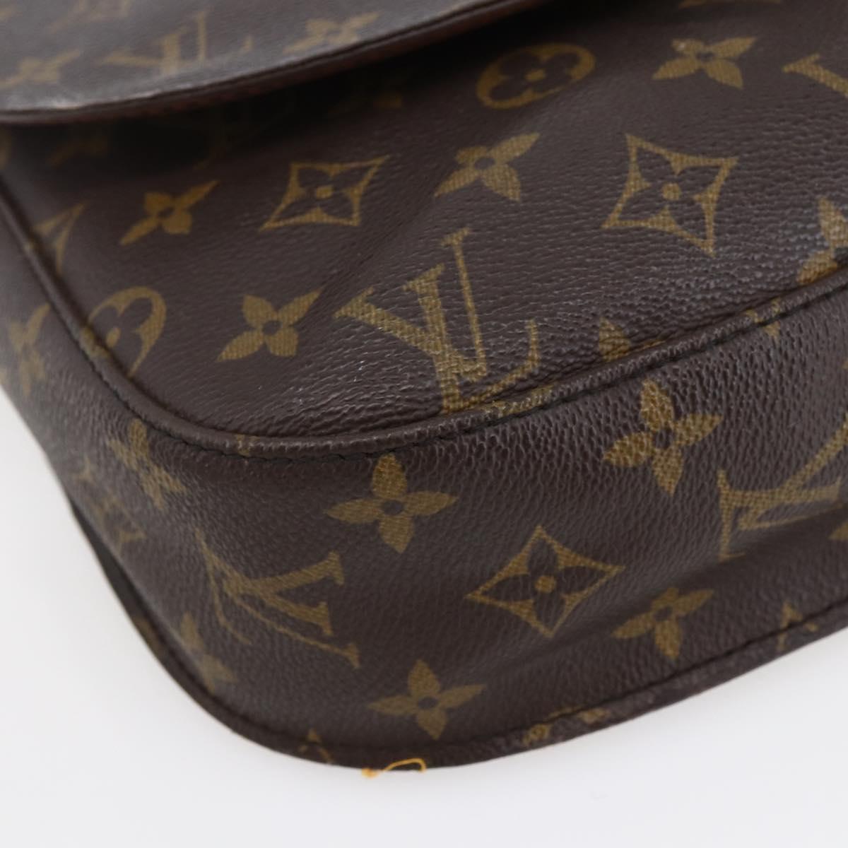 LOUIS VUITTON Monogram Saint Cloud GM Shoulder Bag M51242 LV Auth 146821