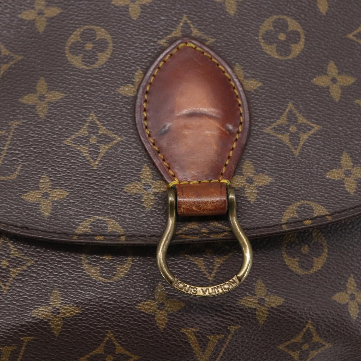 LOUIS VUITTON Monogram Saint Cloud GM Shoulder Bag M51242 LV Auth 146821