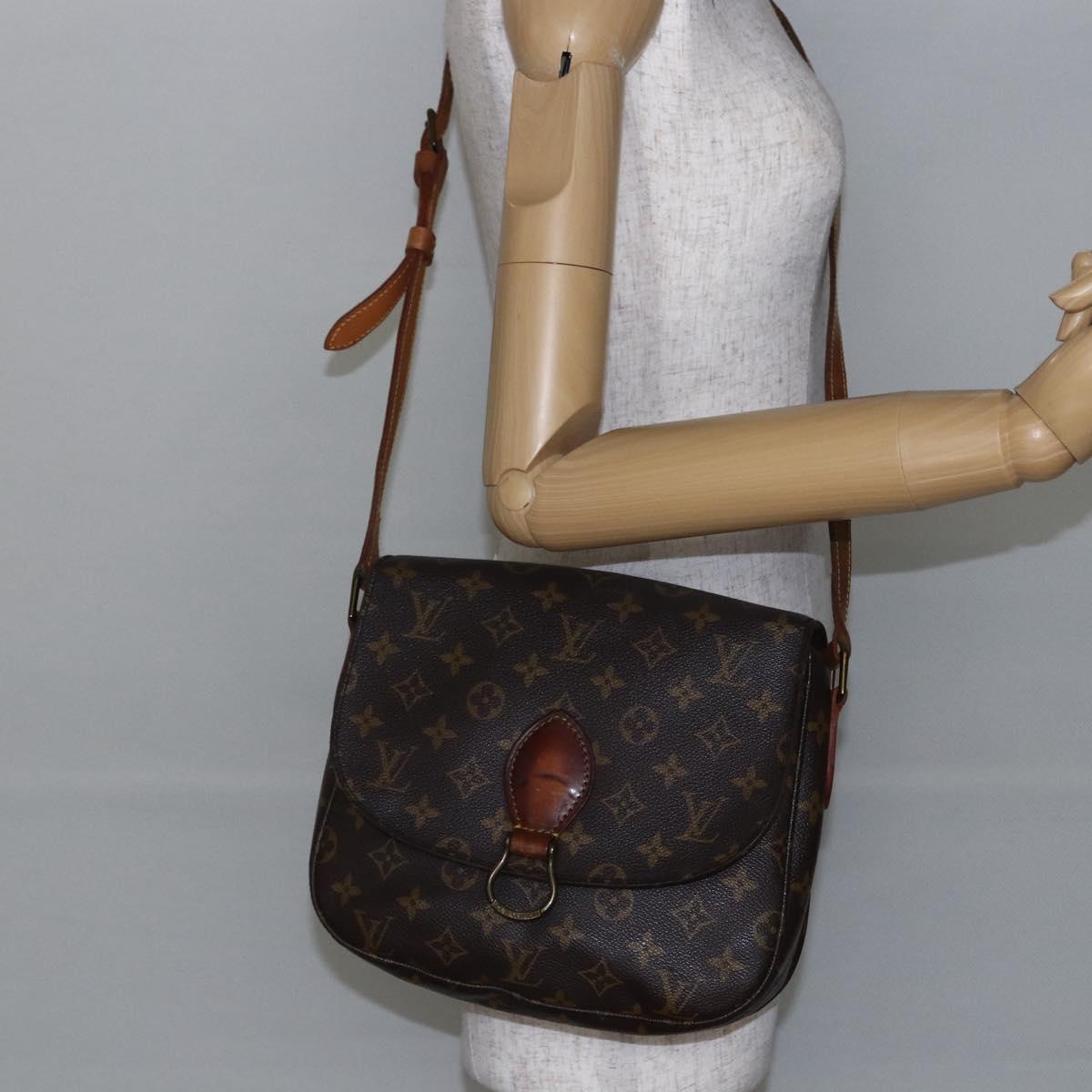 LOUIS VUITTON Monogram Saint Cloud GM Shoulder Bag M51242 LV Auth 146821