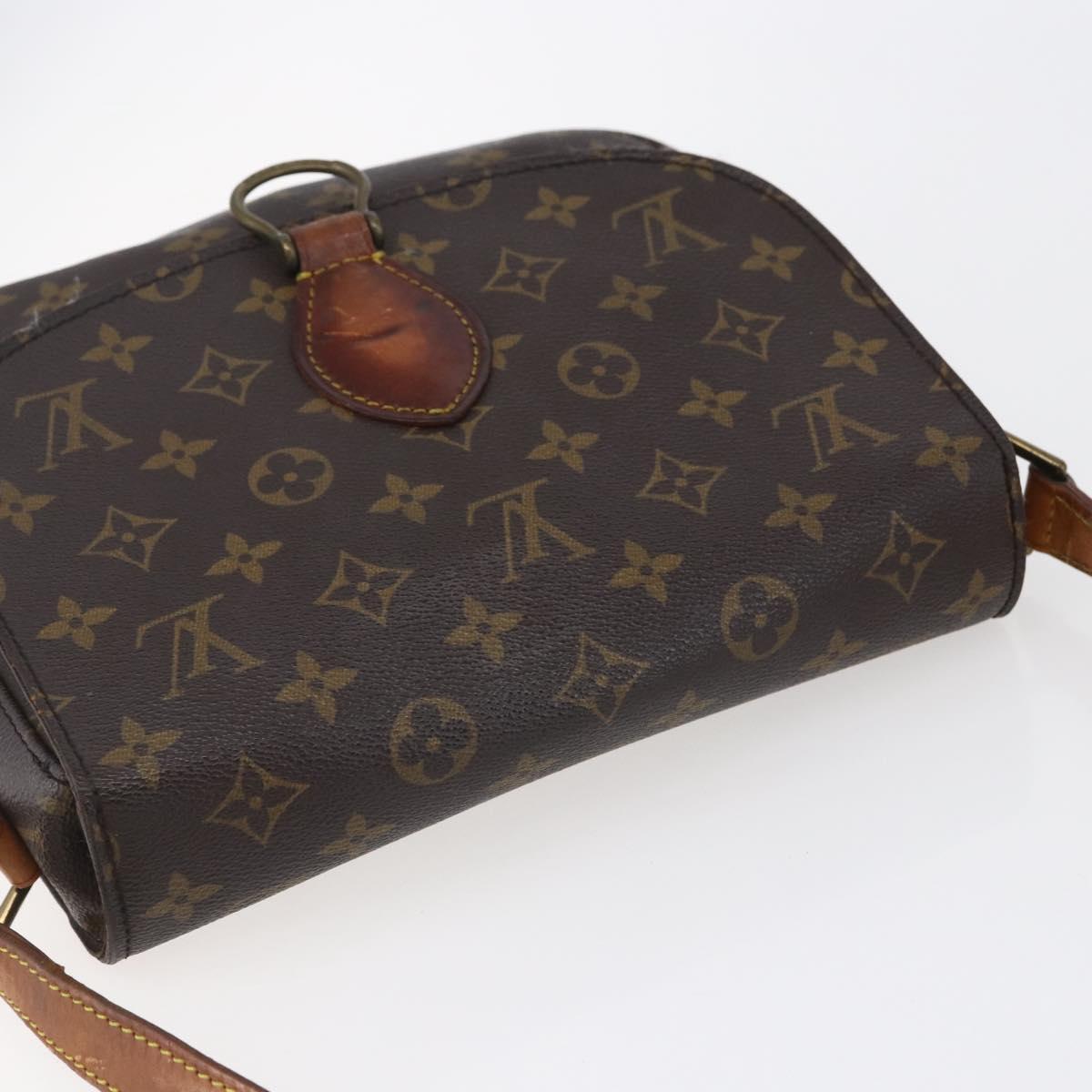 LOUIS VUITTON Monogram Saint Cloud GM Shoulder Bag M51242 LV Auth 146821