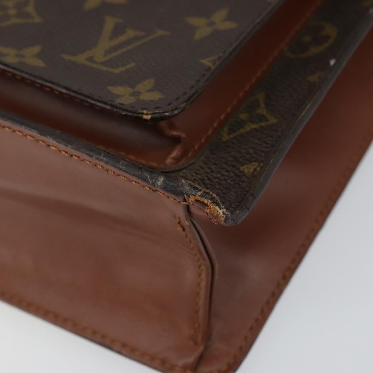 LOUIS VUITTON Monogram Monceau 28 Hand Bag M51185 LV Auth 146829