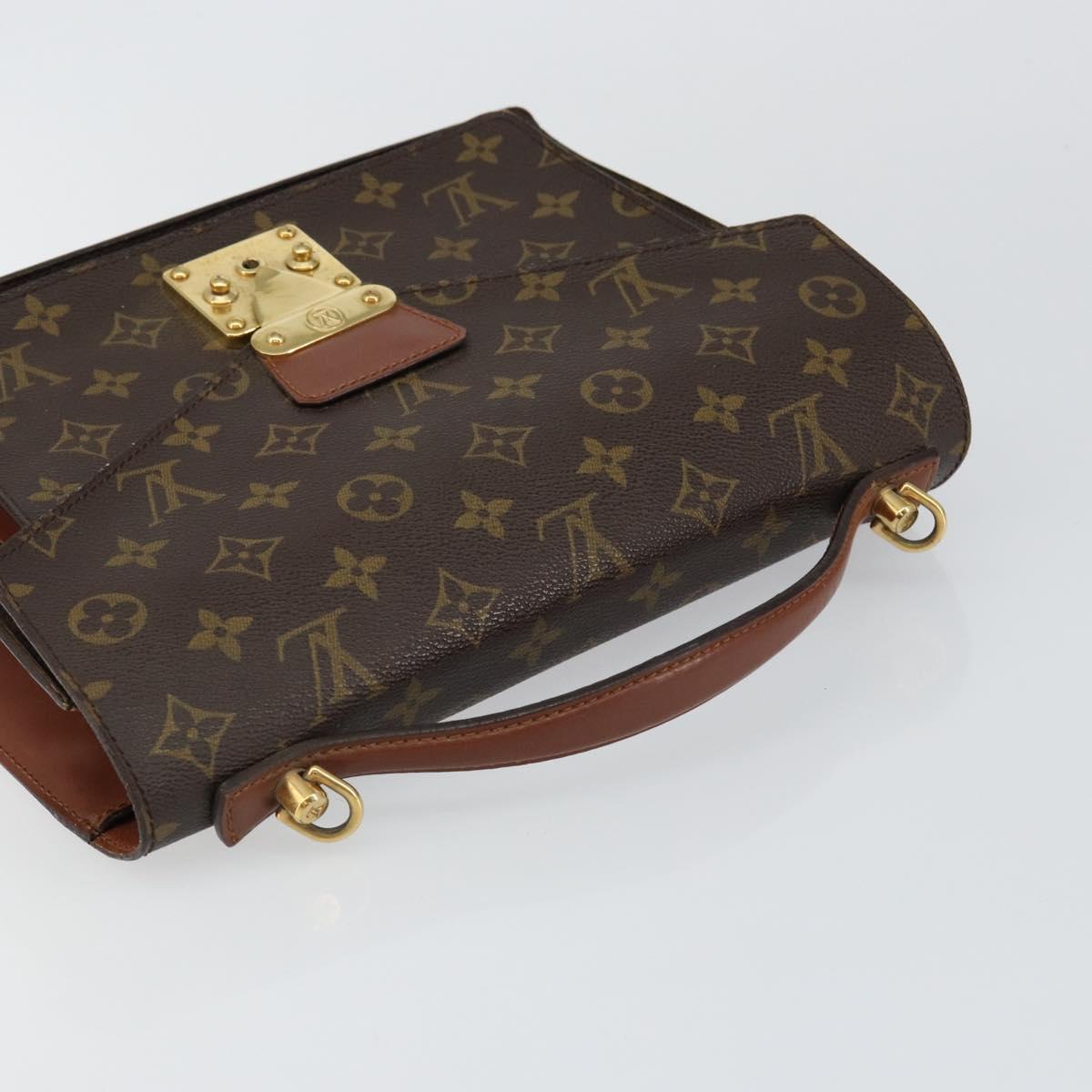 LOUIS VUITTON Monogram Monceau 28 Hand Bag M51185 LV Auth 146829