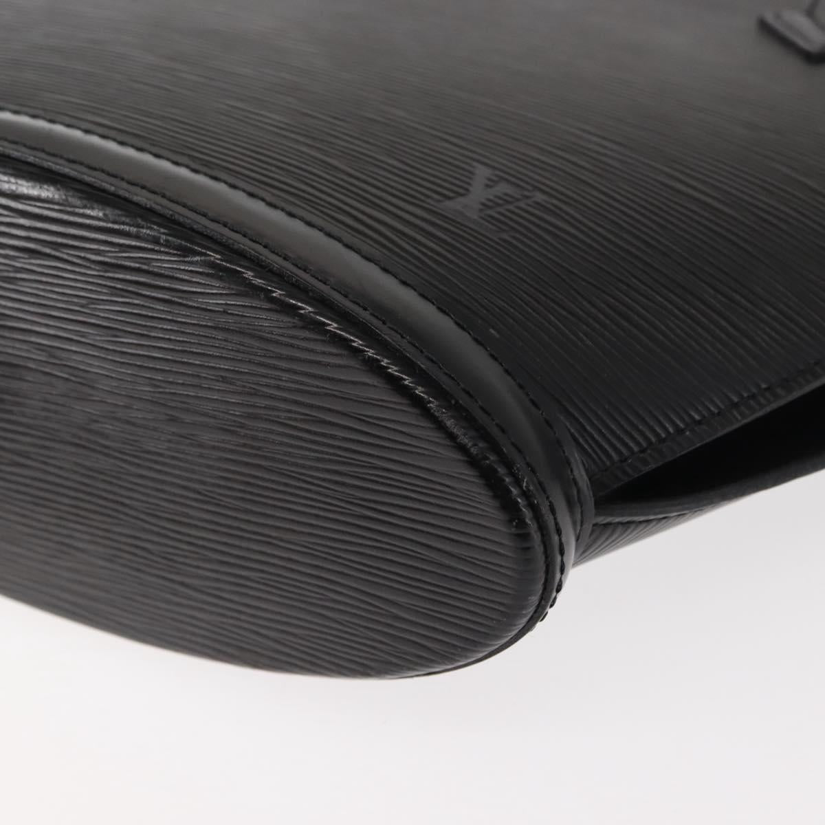 LOUIS VUITTON Epi Saint Jacques Powanie Long Bag Black M52332 LV Auth 146849