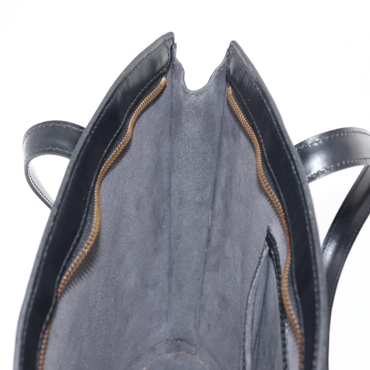 LOUIS VUITTON Epi Saint Jacques Powanie Long Bag Black M52332 LV Auth 146849