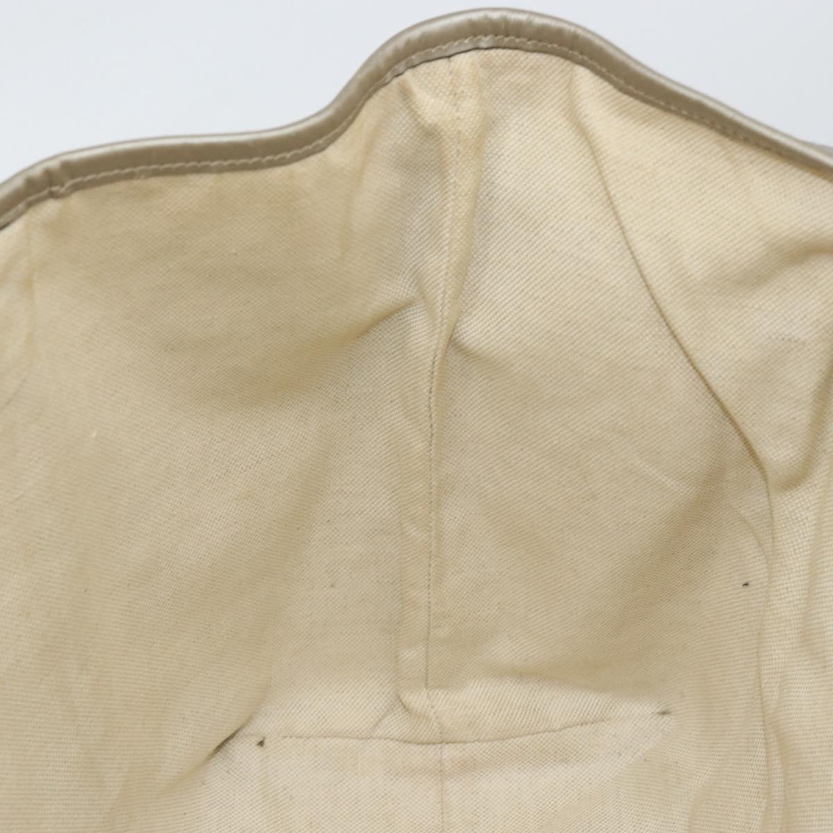 GUCCI GG Implementation Tote Bag Silver 197953 Auth 146864