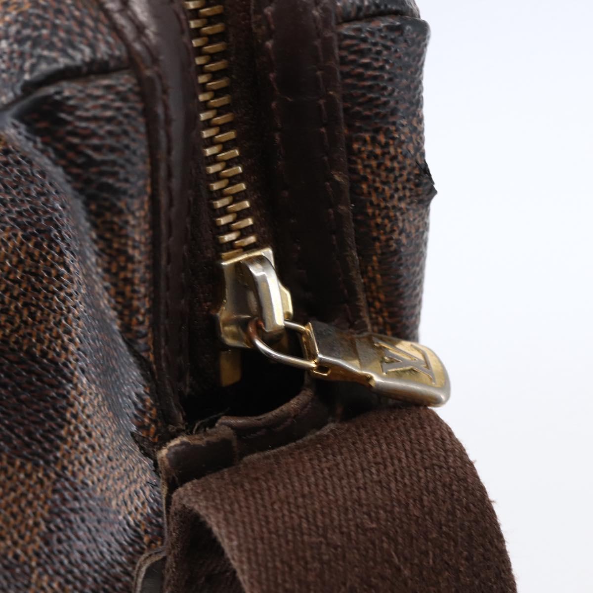 LOUIS VUITTON Damier Ebene Trotteur Beaubourg Shoulder Bag N41135 LV Auth 146870