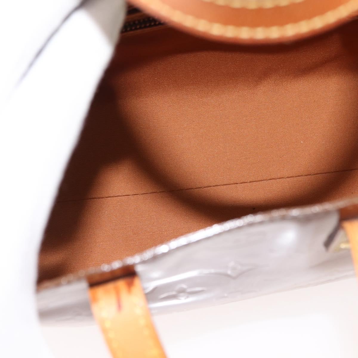 LOUIS VUITTON Monogram Vernis Reade PM Hand Bag Bronze M91146 LV Auth 146889