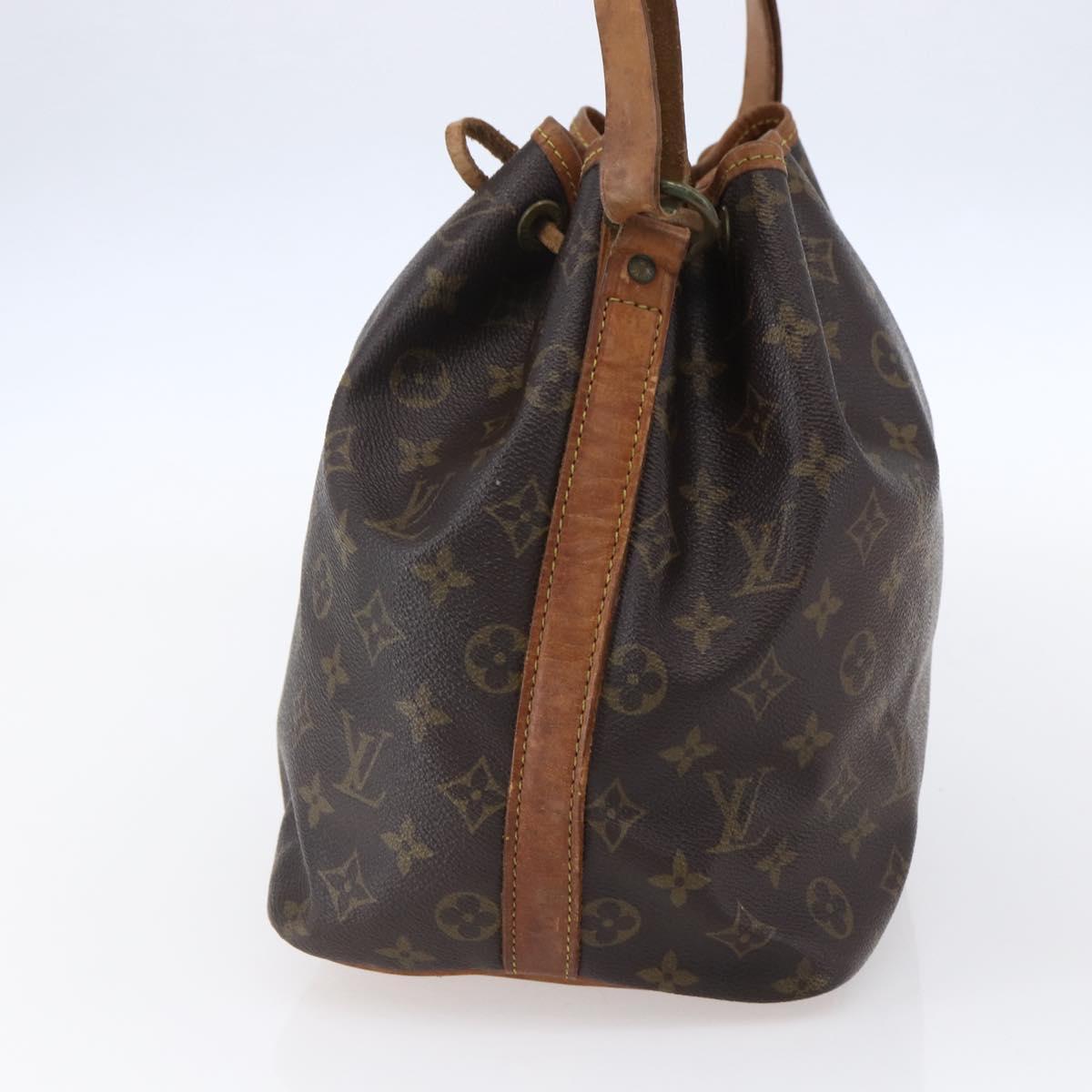 LOUIS VUITTON Monogram Petit Noe Shoulder Bag M42226 LV Auth 146890