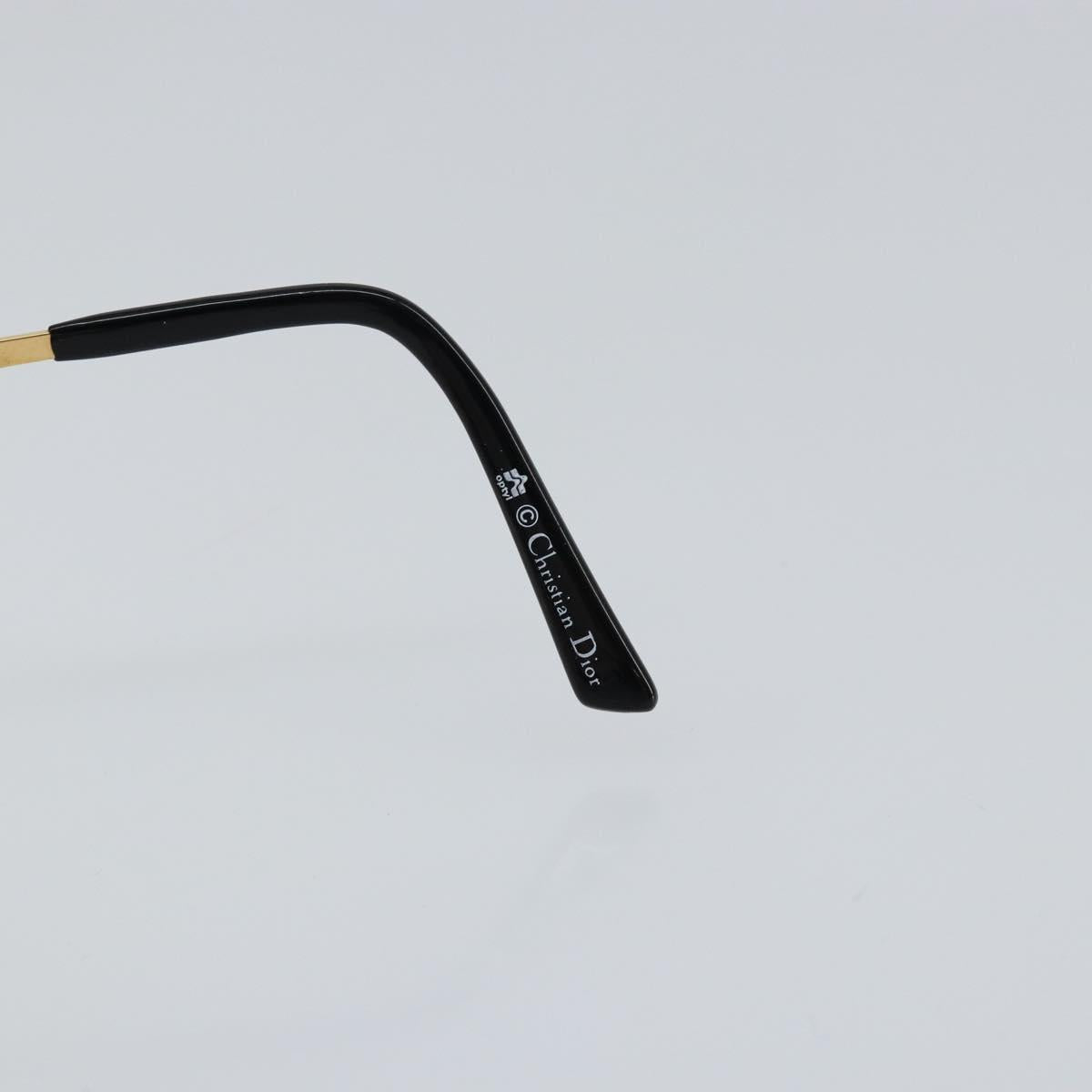 Christian Dior Sunglasses Plastic Gold Tone Auth 146896