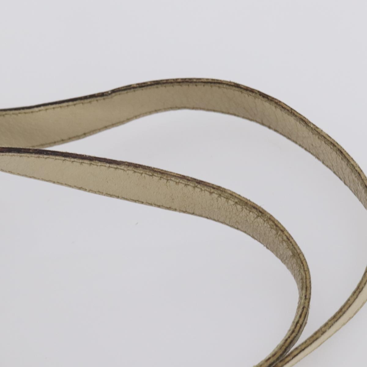 GUCCI GG Canvas Shoulder Bag 2 Set Red Gold Auth 146898