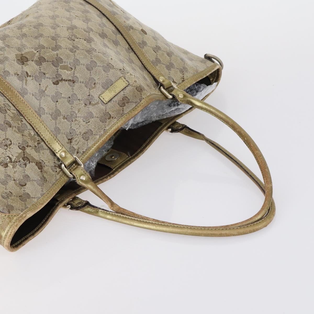 GUCCI GG Canvas Shoulder Bag 2 Set Red Gold Auth 146898