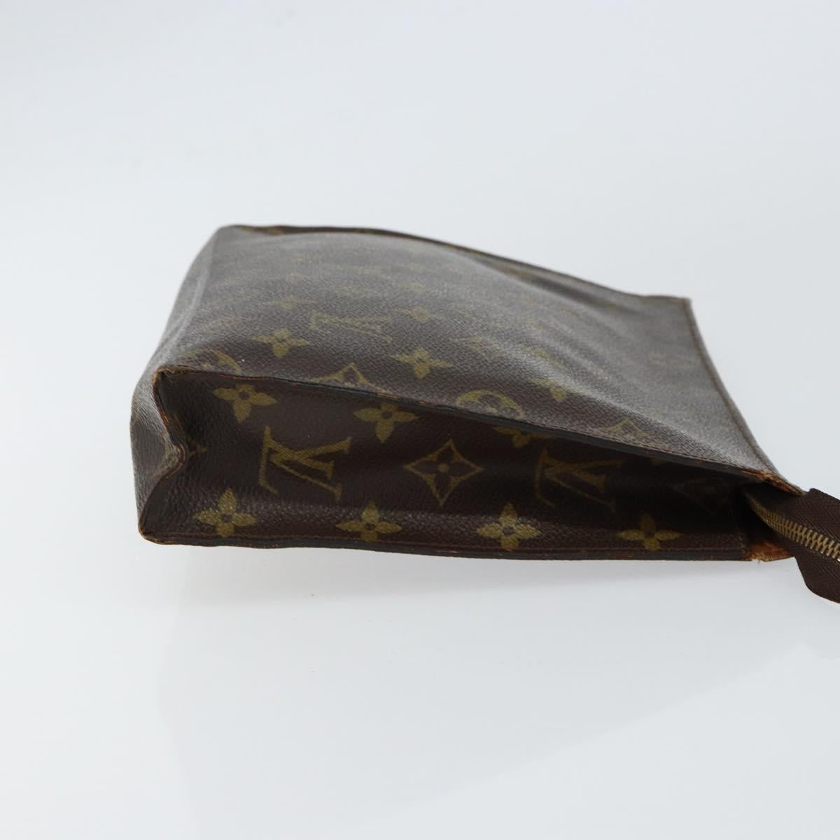 LOUIS VUITTON Monogram Poche Toilette 26 Pouch M47542 LV Auth 146902