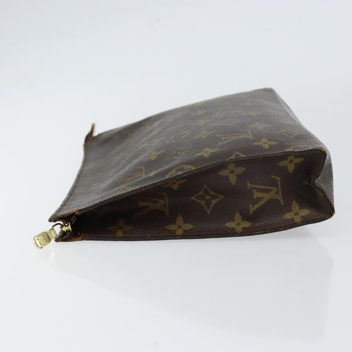 LOUIS VUITTON Monogram Poche Toilette 26 Pouch M47542 LV Auth 146902