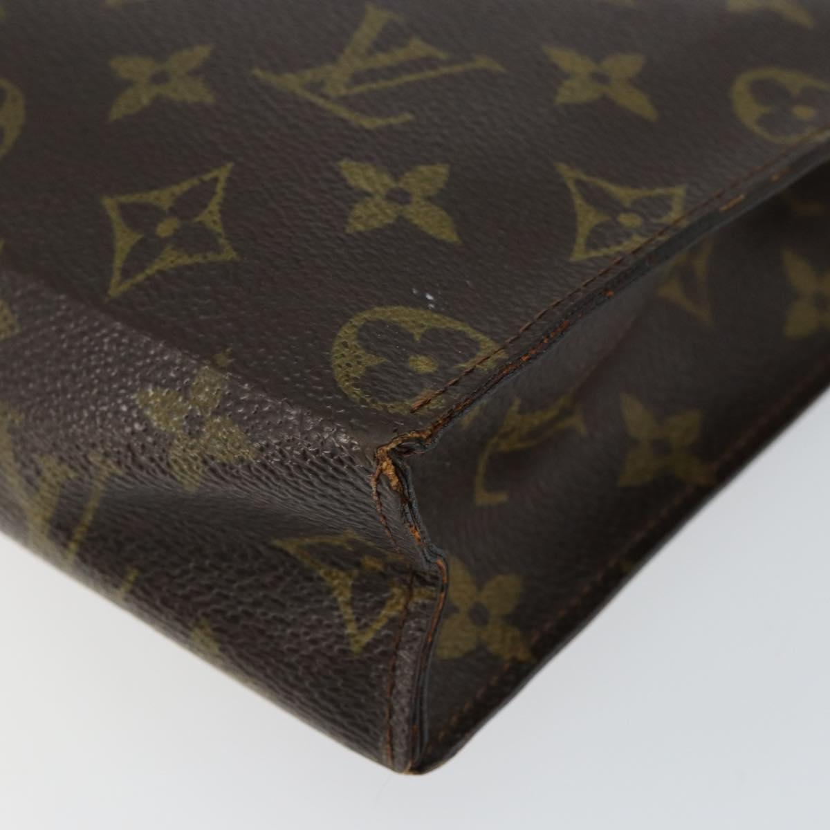 LOUIS VUITTON Monogram Poche Toilette 26 Pouch M47542 LV Auth 146902