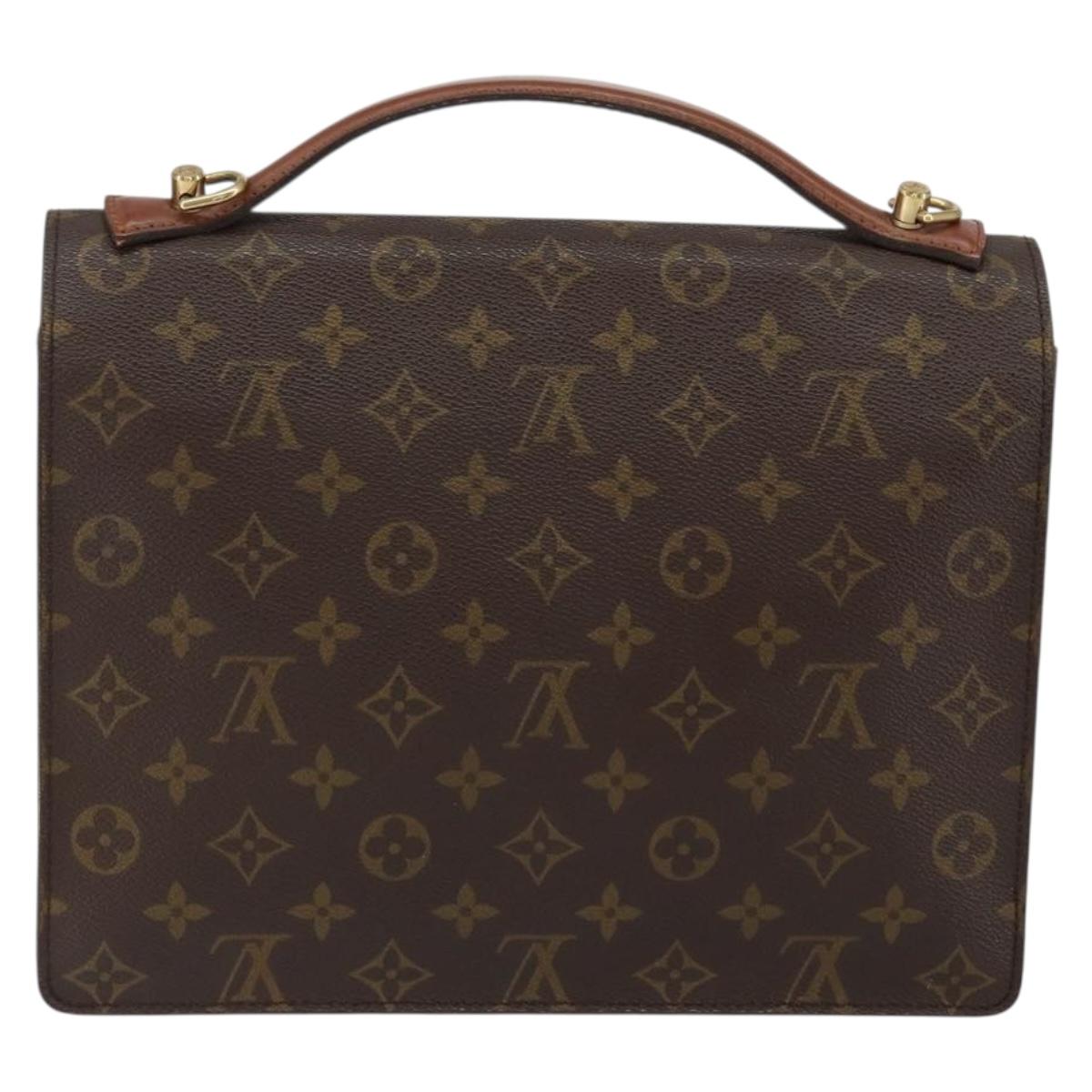 LOUIS VUITTON Monogram Monceau 28 Hand Bag M51185 LV Auth 146903