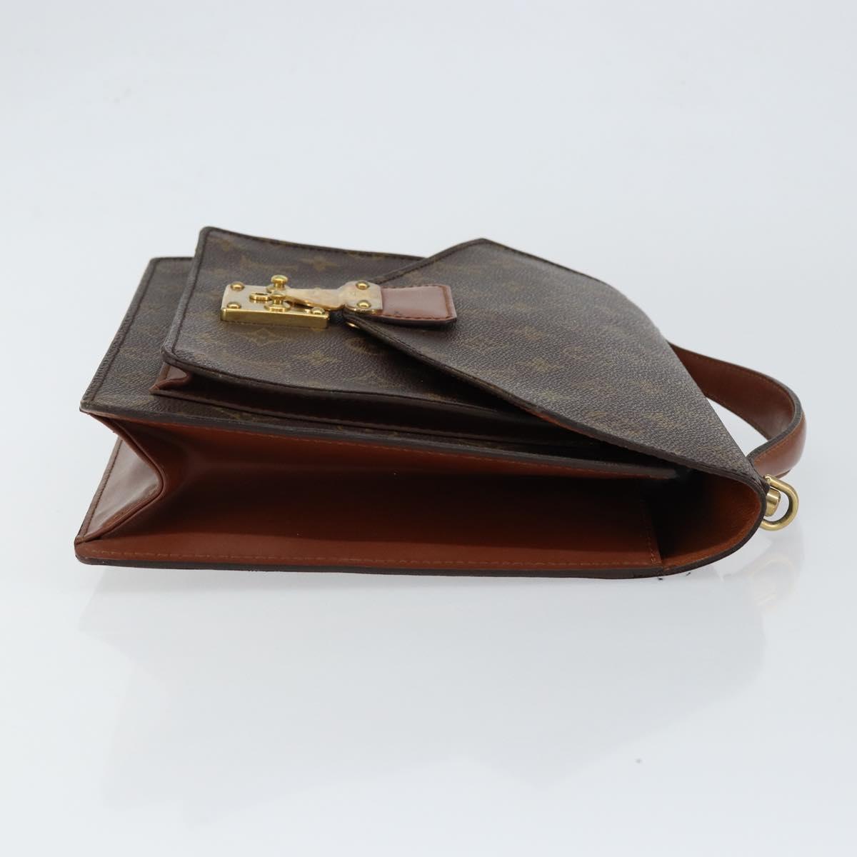 LOUIS VUITTON Monogram Monceau 28 Hand Bag M51185 LV Auth 146903