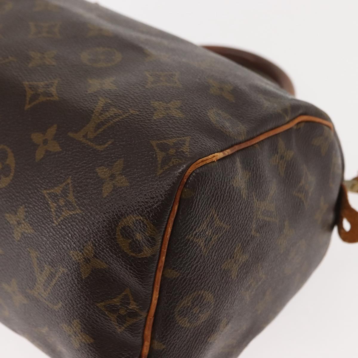 LOUIS VUITTON Monogram Speedy 25 Hand Bag M41528 LV Auth 146904