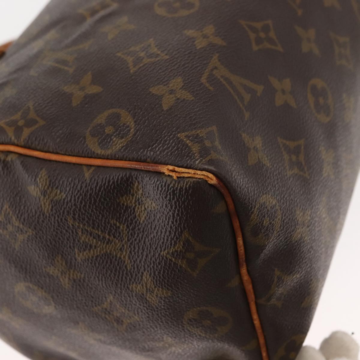 LOUIS VUITTON Monogram Speedy 25 Hand Bag M41528 LV Auth 146904