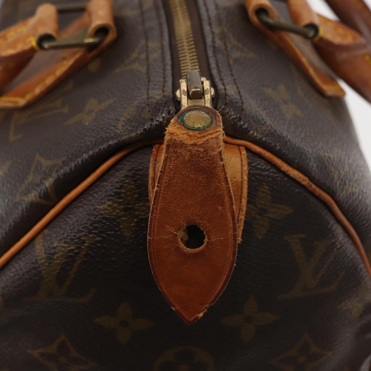 LOUIS VUITTON Monogram Speedy 25 Hand Bag M41528 LV Auth 146904